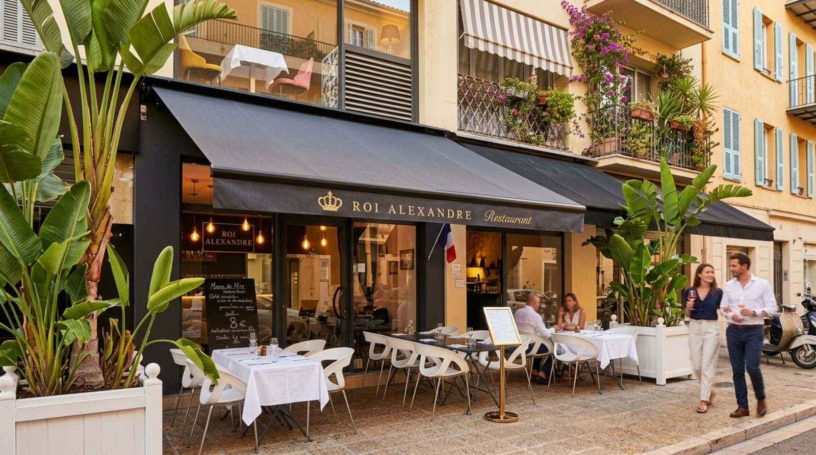 Notre façade, rue de France